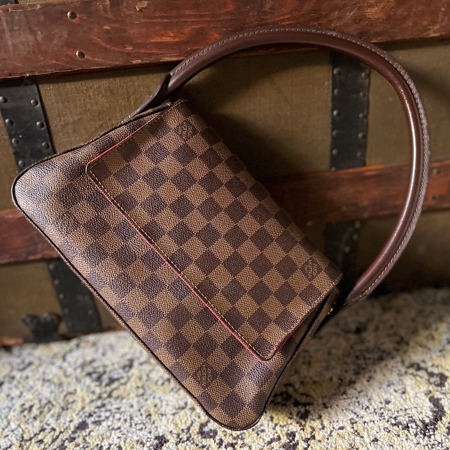 Louis Vuitton Louis Vuitton Mini Looping Monogram Canvas Shoulder Bag #28 Louis Vuitton Louis Vuitton Mini Looping Monogram Canvas Shoulder Bag